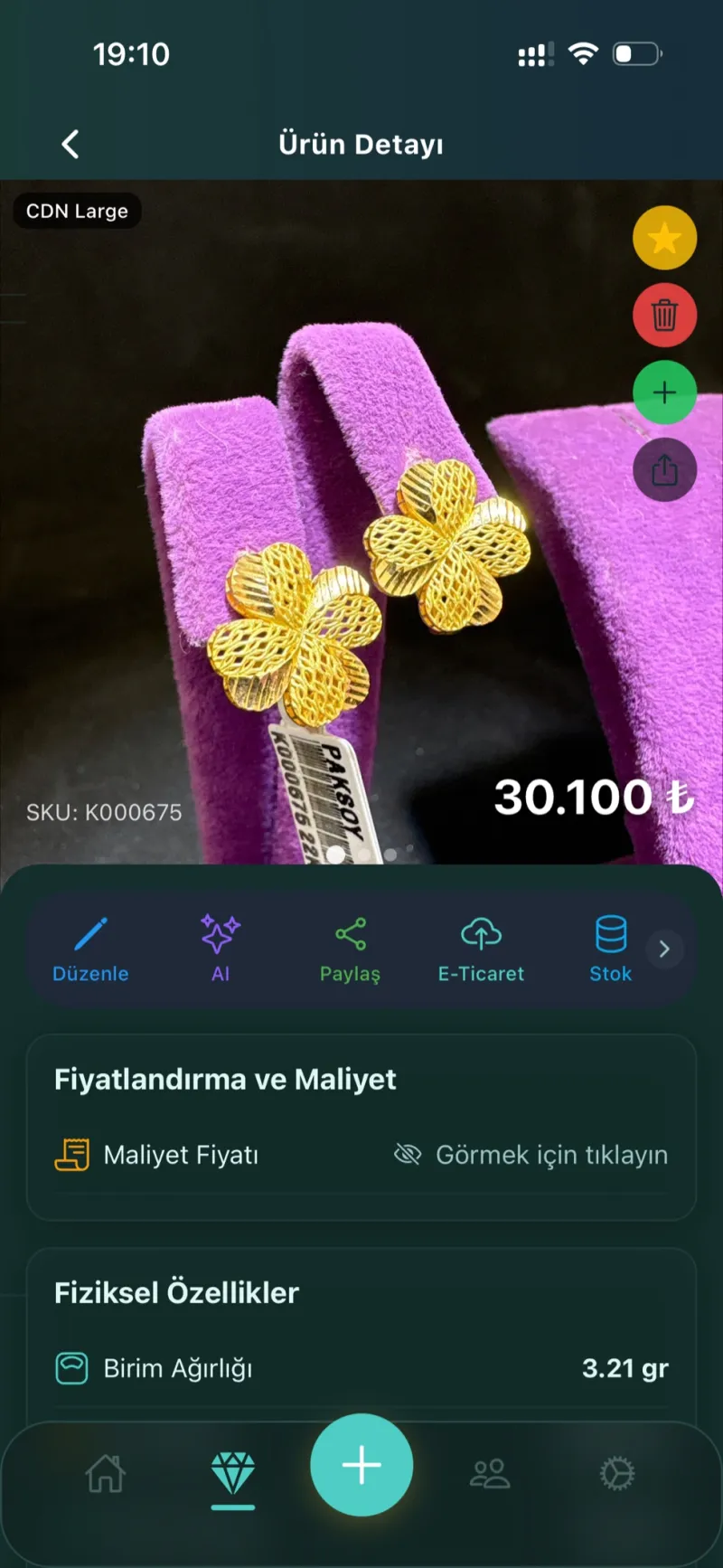 Dezy yapay zekâ ürün içerik üretimi ekranı